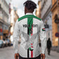 Afro Sudan Football Custom Long Sleeve Button Shirt Come On Falcons of Jediane - African Pride