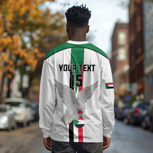 Afro Sudan Football Custom Long Sleeve Shirt Come On Falcons of Jediane - African Pride