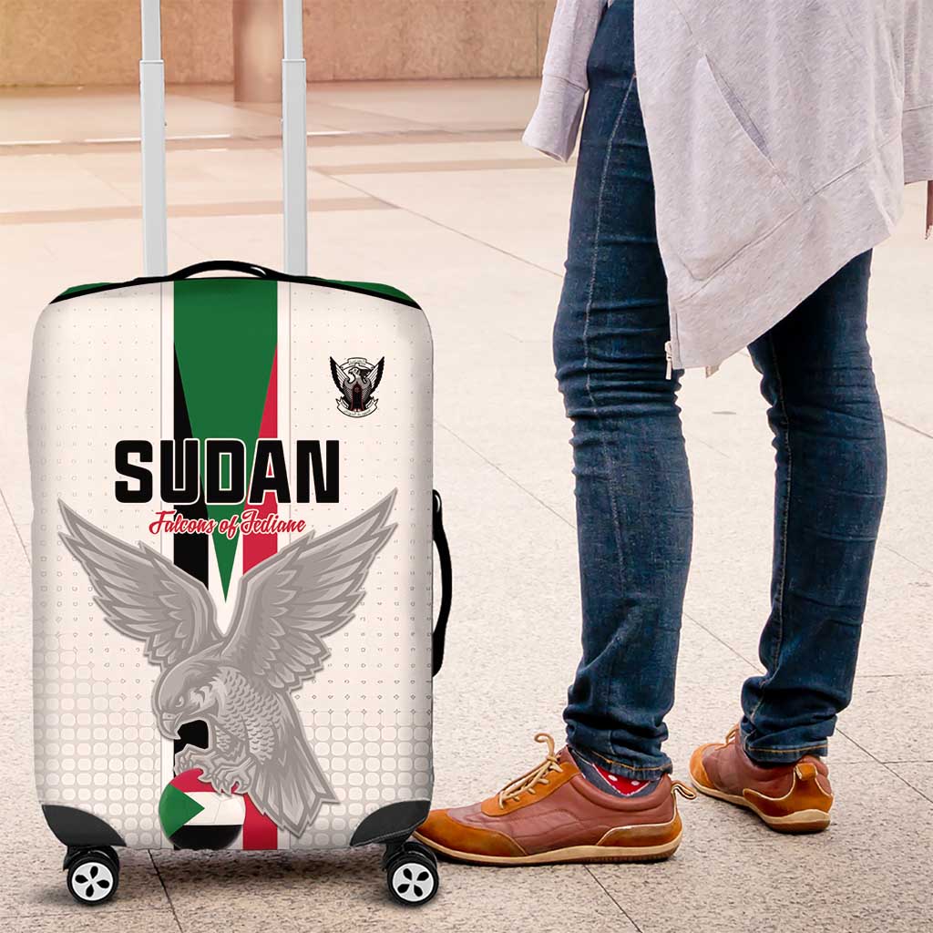 Afro Sudan Football Luggage Cover Come On Falcons of Jediane - African Pride