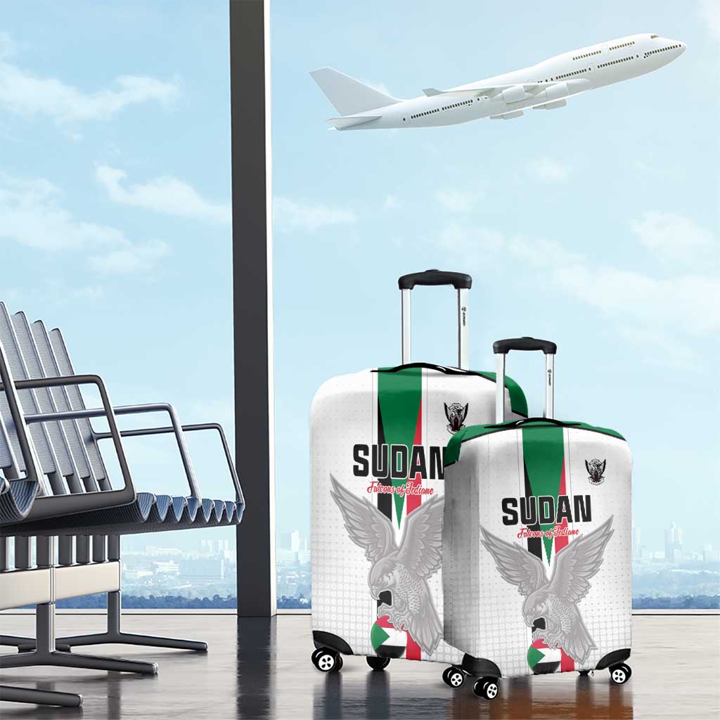 Afro Sudan Football Luggage Cover Come On Falcons of Jediane - African Pride
