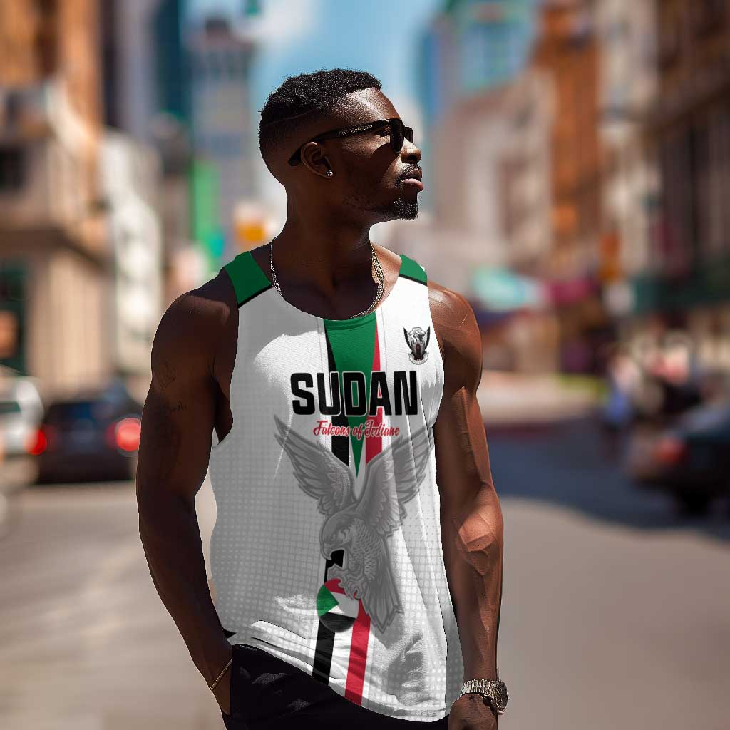 Afro Sudan Football Custom Men Tank Top Come On Falcons of Jediane - African Pride
