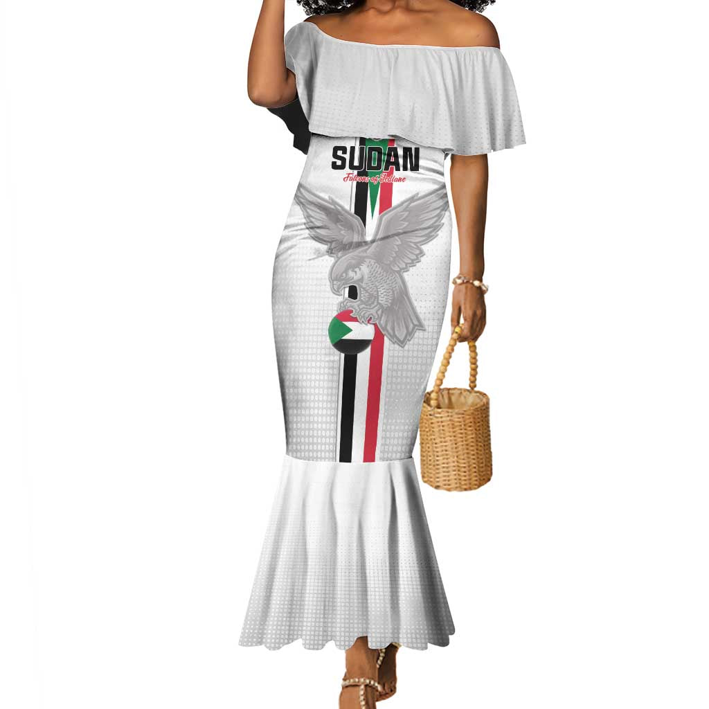 Afro Sudan Football Custom Mermaid Dress Come On Falcons of Jediane - African Pride