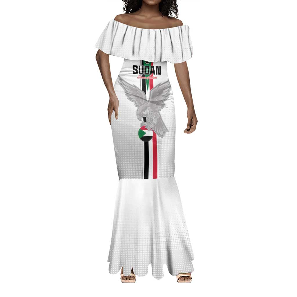 Afro Sudan Football Custom Mermaid Dress Come On Falcons of Jediane - African Pride