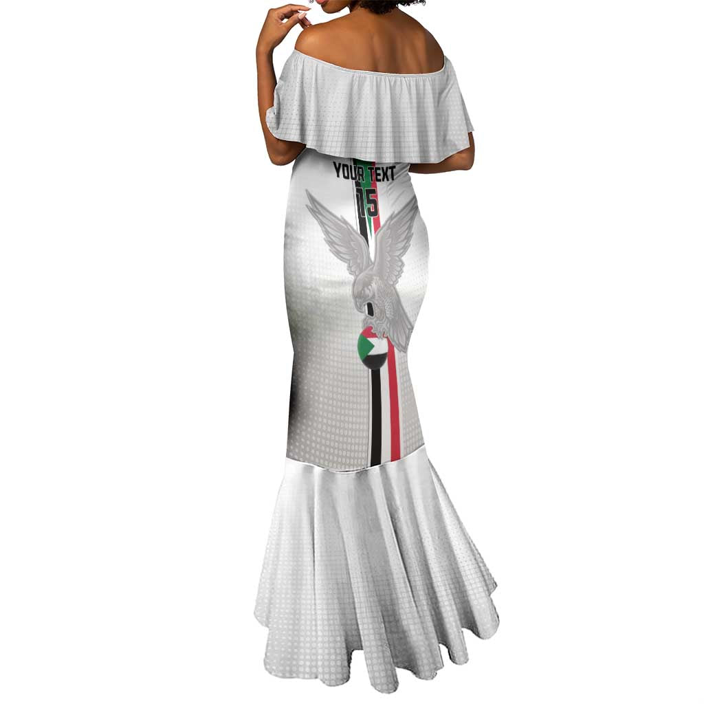Afro Sudan Football Custom Mermaid Dress Come On Falcons of Jediane - African Pride