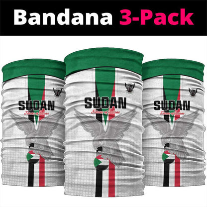 Afro Sudan Football Neck Gaiter Come On Falcons of Jediane - African Pride