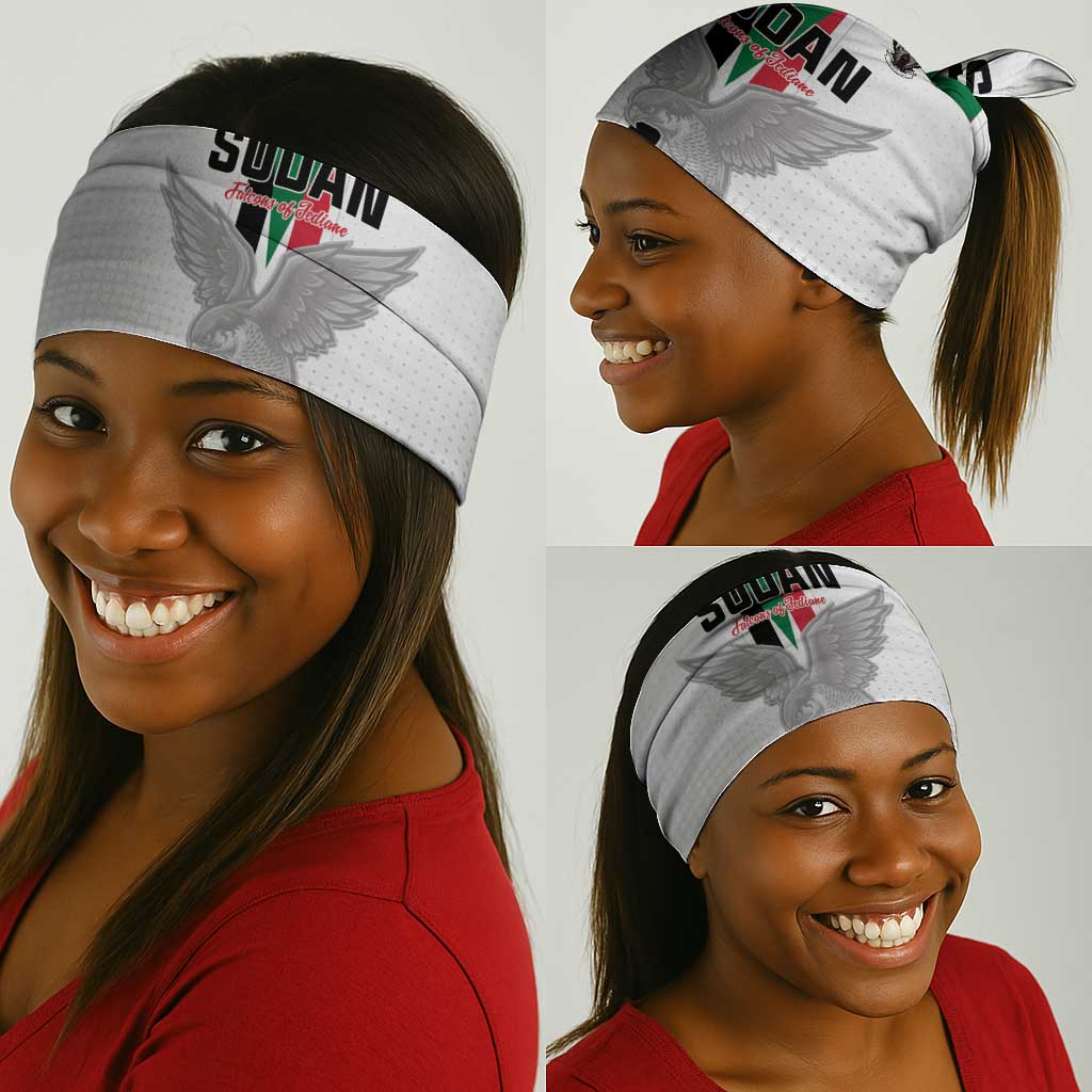 Afro Sudan Football Neck Gaiter Come On Falcons of Jediane - African Pride
