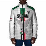 Custom Sudan Football Padded Jacket Go Champions Falcons of Jediane