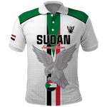 Afro Sudan Football Custom Polo Shirt Come On Falcons of Jediane - African Pride