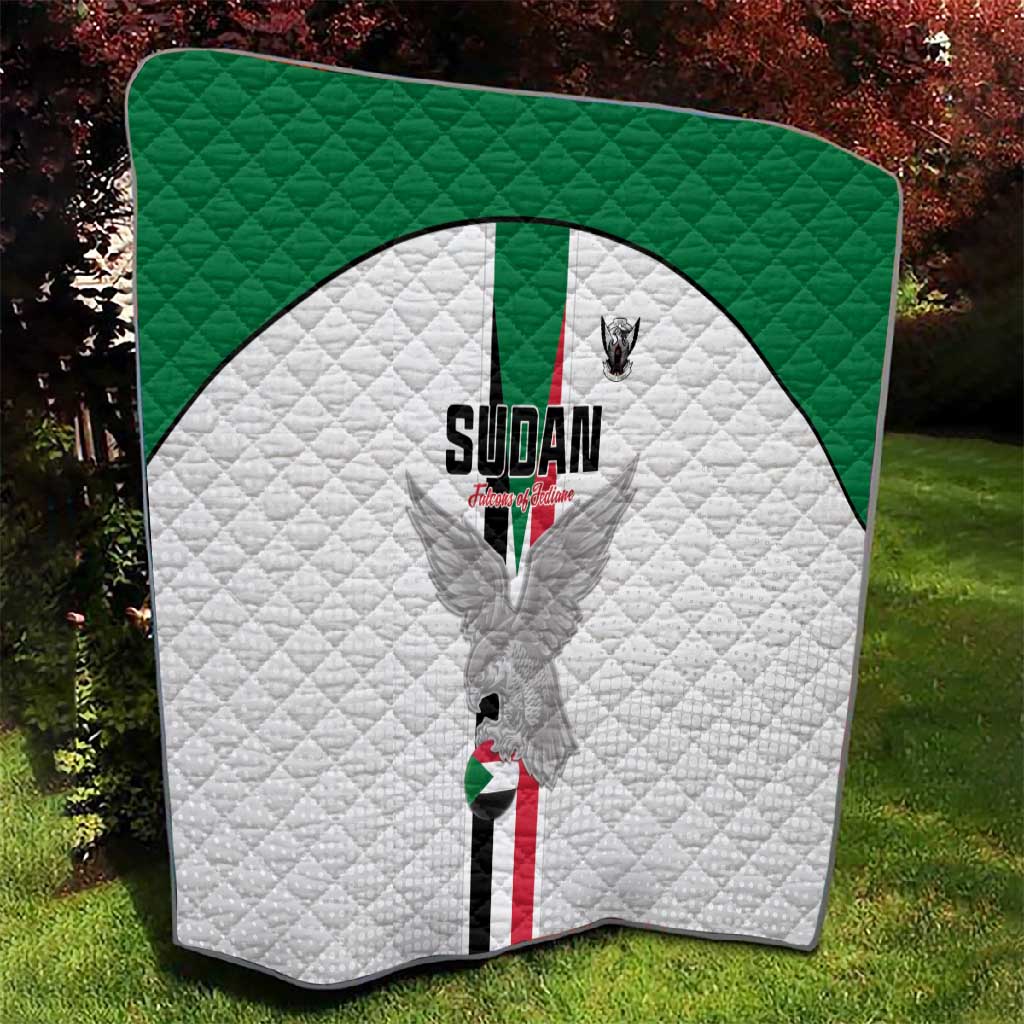 Afro Sudan Football Quilt Come On Falcons of Jediane - African Pride