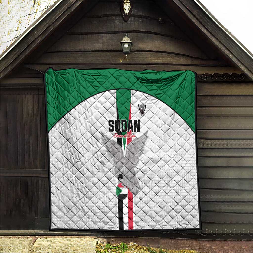 Afro Sudan Football Quilt Come On Falcons of Jediane - African Pride