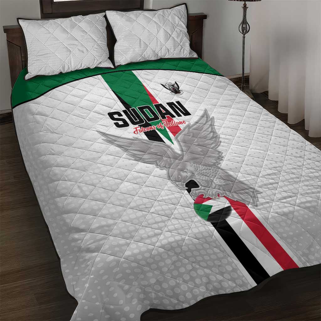 Afro Sudan Football Quilt Bed Set Come On Falcons of Jediane - African Pride