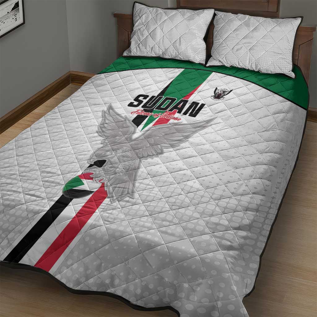 Afro Sudan Football Quilt Bed Set Come On Falcons of Jediane - African Pride