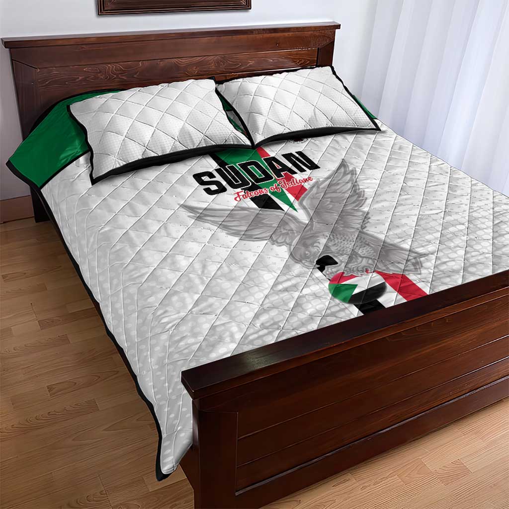Afro Sudan Football Quilt Bed Set Come On Falcons of Jediane - African Pride
