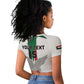 Afro Sudan Football Custom Raglan Cropped T shirt Come On Falcons of Jediane - African Pride