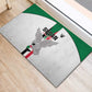Afro Sudan Football Rubber Doormat Come On Falcons of Jediane - African Pride