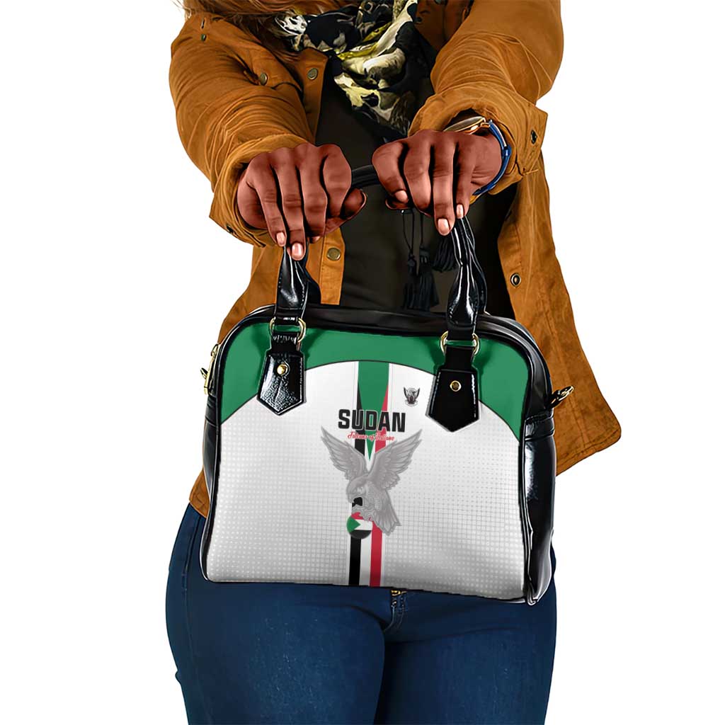 Afro Sudan Football Shoulder Handbag Come On Falcons of Jediane - African Pride