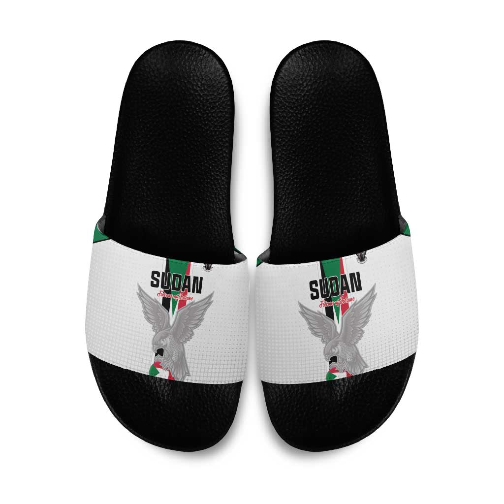 Sudan Football Slide Sandals Go Champions Falcons of Jediane