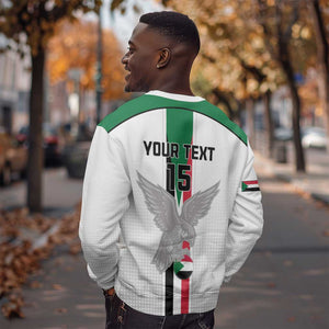 Afro Sudan Football Custom Sweatshirt Come On Falcons of Jediane - African Pride