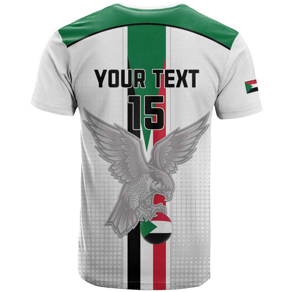 Afro Sudan Football Custom T shirt Come On Falcons of Jediane - African Pride