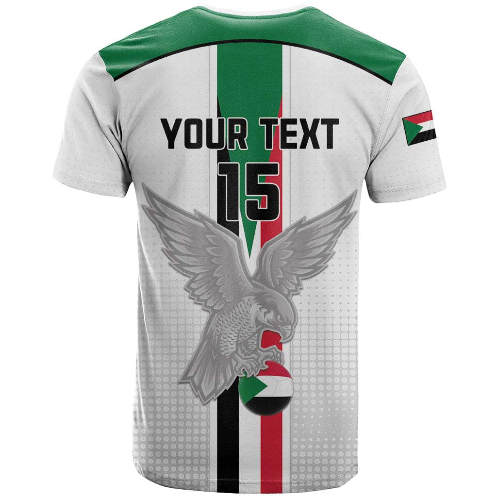 Afro Sudan Football Custom T shirt Come On Falcons of Jediane LT15
