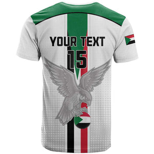 Afro Sudan Football Custom T shirt Come On Falcons of Jediane LT15