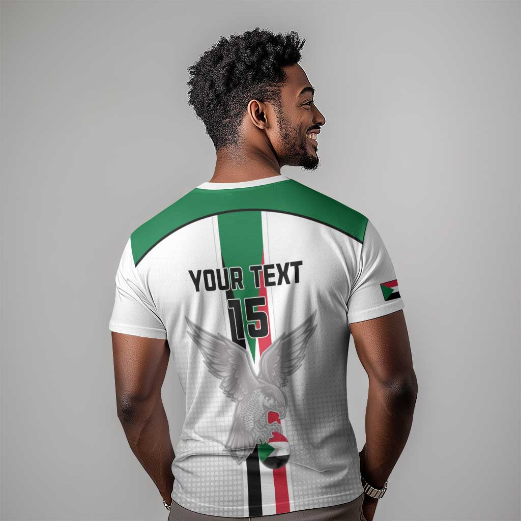 Afro Sudan Football Custom T shirt Come On Falcons of Jediane - African Pride