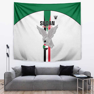 Afro Sudan Football Tapestry Come On Falcons of Jediane - African Pride