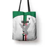Sudan Football Tote Bag Go Champions Falcons of Jediane
