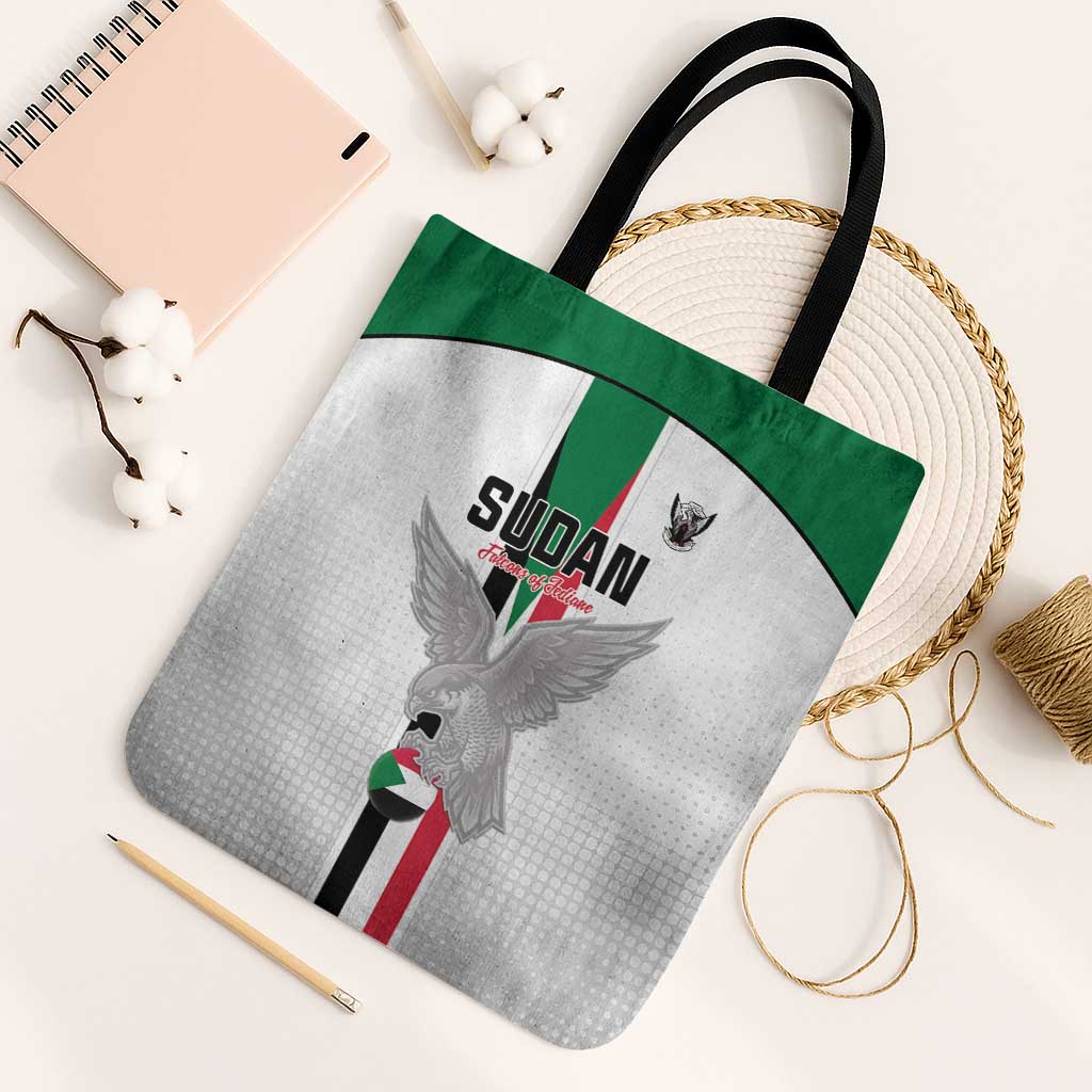 Sudan Football Tote Bag Go Champions Falcons of Jediane