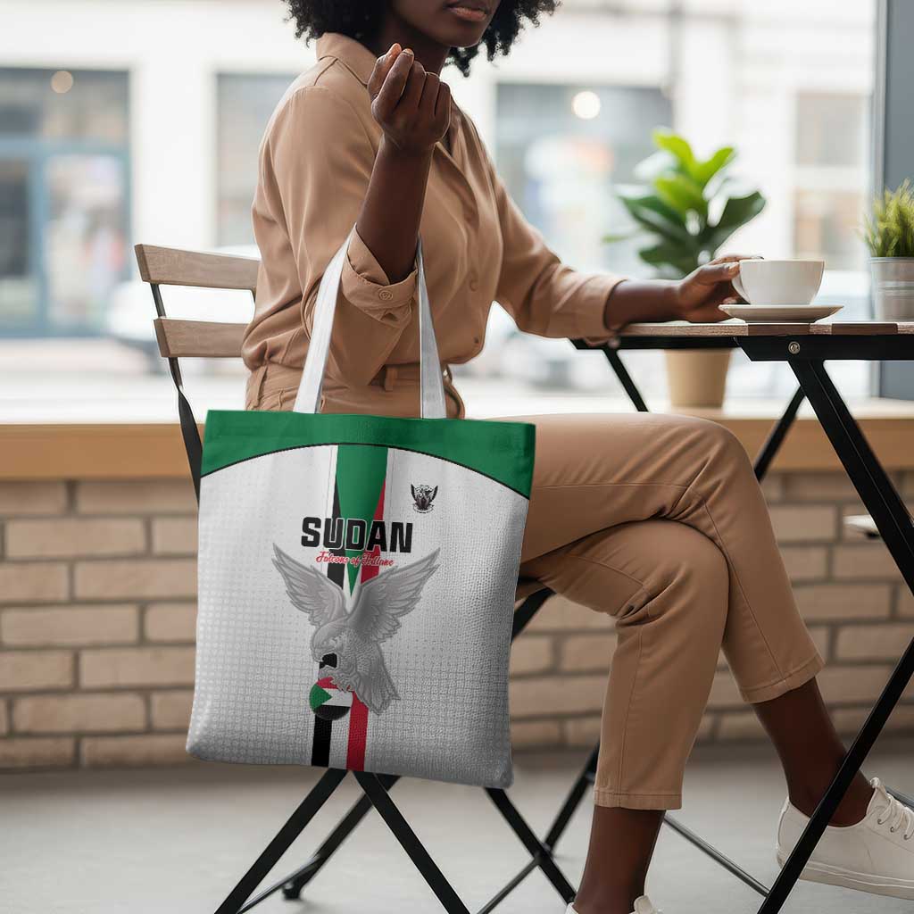 Sudan Football Tote Bag Go Champions Falcons of Jediane