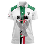 Afro Sudan Football Custom Women Polo Shirt Come On Falcons of Jediane - African Pride