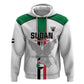 Afro Sudan Football Custom Zip Hoodie Come On Falcons of Jediane - African Pride