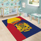 Afro Tchad Personalised Area Rug Coat Of Arms - African Pattern
