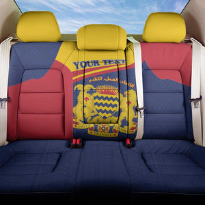 Afro Tchad Personalised Back Car Seat Cover Coat Of Arms - African Pattern