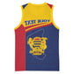 Afro Tchad Personalised Basketball Jersey Coat Of Arms - African Pattern - African Pride