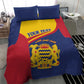 Afro Tchad Personalised Bedding Set Coat Of Arms - African Pattern