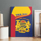 Afro Tchad Personalised Canvas Wall Art Coat Of Arms - African Pattern