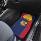 Afro Tchad Personalised Car Mats Coat Of Arms - African Pattern