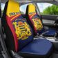 Afro Tchad Personalised Car Seat Cover Coat Of Arms - African Pattern