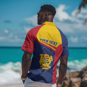 Afro Tchad Personalised Hawaiian Shirt Coat Of Arms - African Pattern