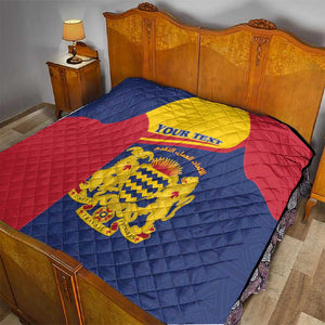 Afro Tchad Personalised Quilt Coat Of Arms - African Pattern