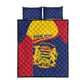 Afro Tchad Personalised Quilt Bed Set Coat Of Arms - African Pattern