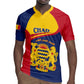 Afro Tchad Personalised Rugby Jersey Coat Of Arms - African Pattern