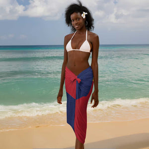Afro Tchad Personalised Sarong Coat Of Arms - African Pattern