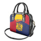 Afro Tchad Personalised Shoulder Handbag Coat Of Arms - African Pattern