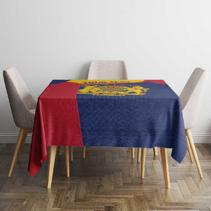 Afro Tchad Personalised Tablecloth Coat Of Arms - African Pattern