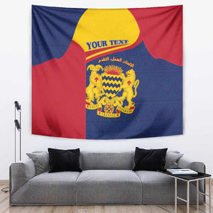 Afro Tchad Personalised Tapestry Coat Of Arms - African Pattern