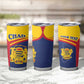 Afro Tchad Personalised Tumbler Cup Coat Of Arms - African Pattern