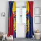 Afro Tchad Personalised Window Curtain Coat Of Arms - African Pattern