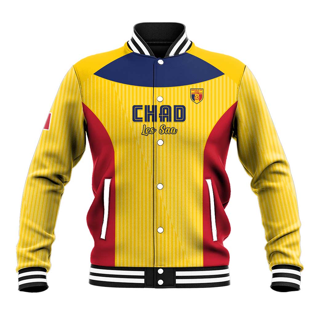 Custom Chad Football Baseball Jacket Go Champions
